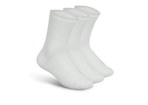 Extra Roomy Socks (Thick) - White