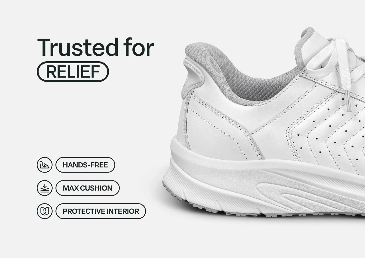 Navigate Hands-Free - White