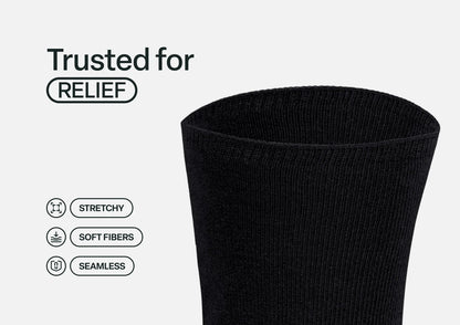Extra Roomy Socks (Thick) - Black