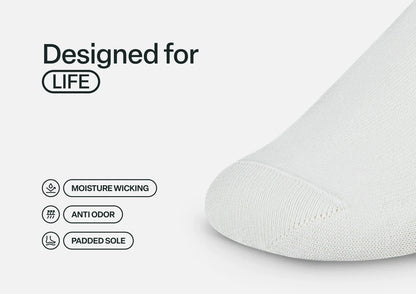 Extra Roomy Socks (Thick) - White