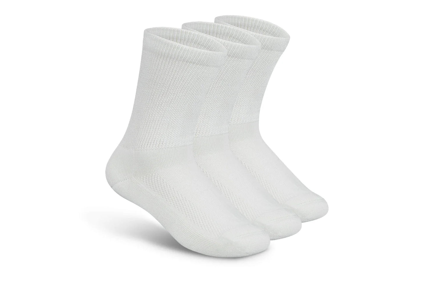 Padded Sole Socks - White