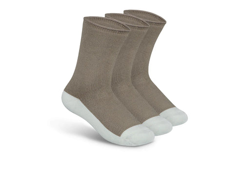 Extra Roomy Socks (Thick) - Brown