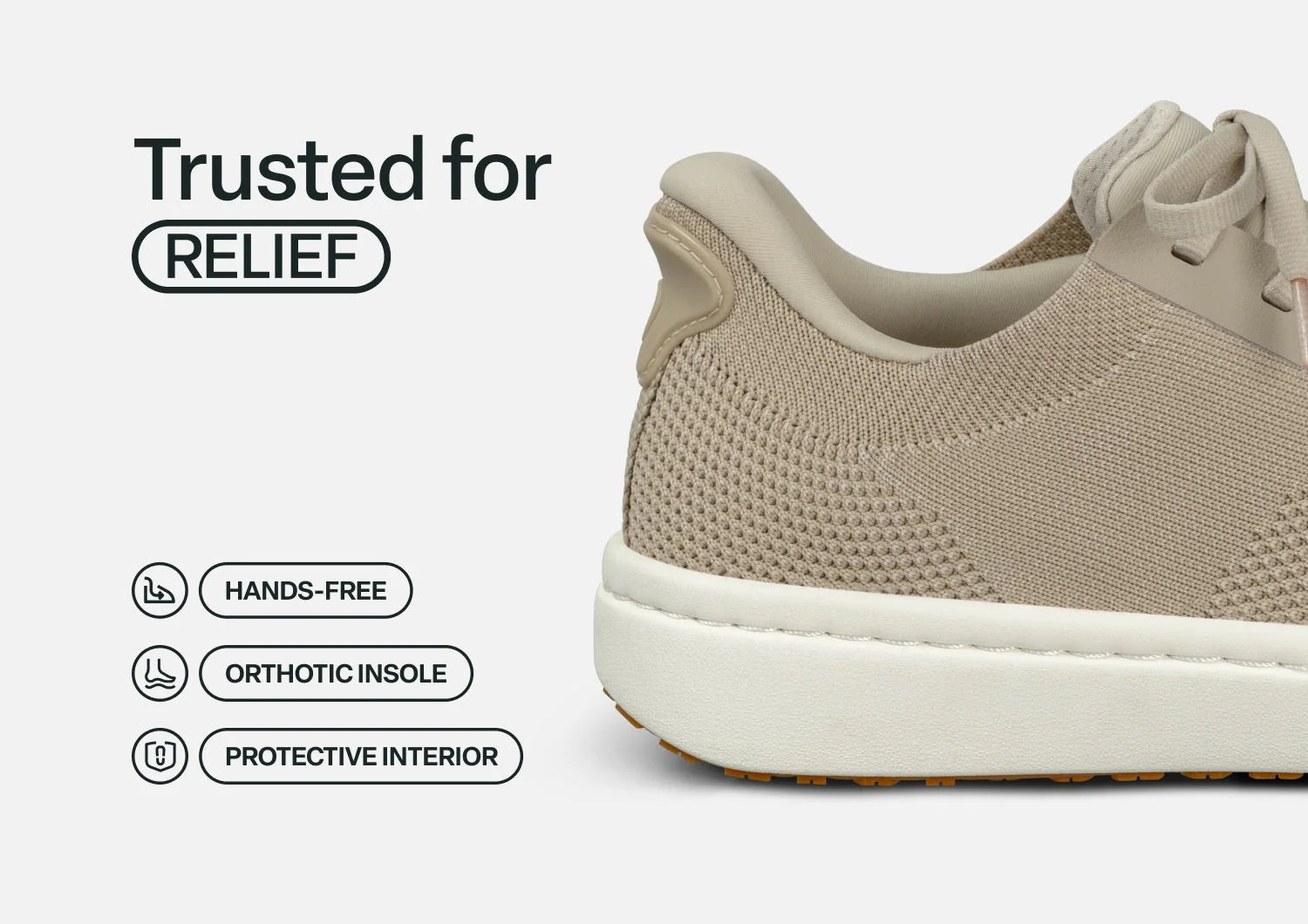 Wander Hands-Free Knit - Beige